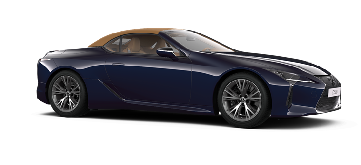 Lexus LC Frontal- und Seitenansicht