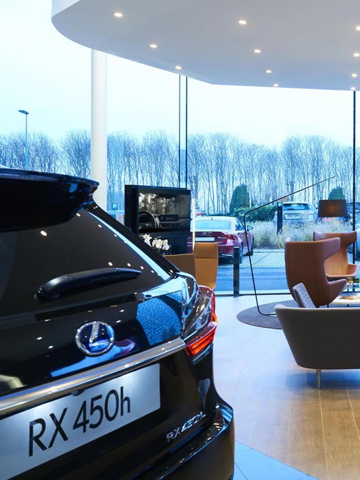 Lexus RX 450h in der Wartung