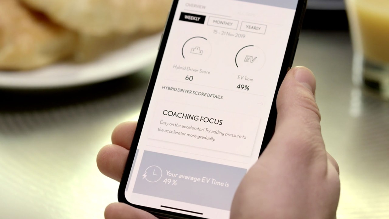 Die Lexus Link App geöffnet auf einem Smartphone