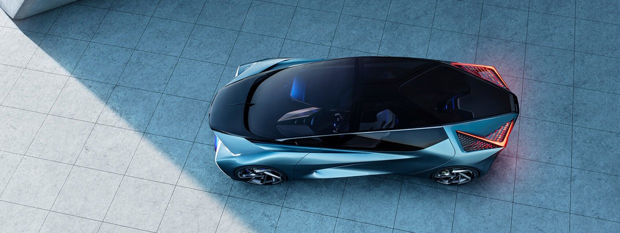 Ansicht eines Lexus Wagens