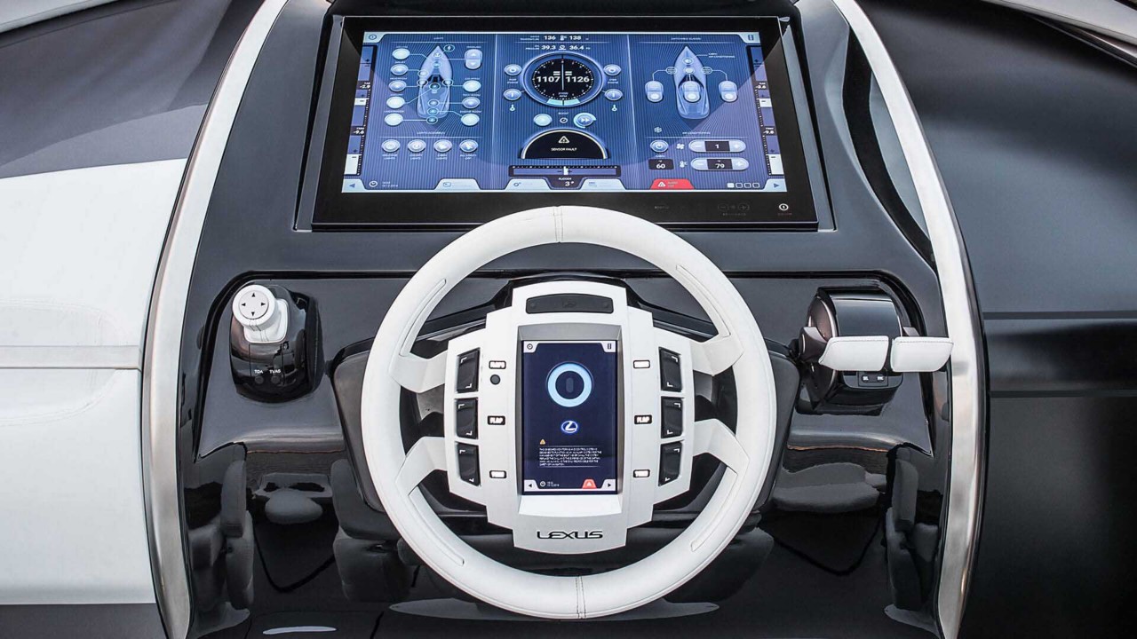 Lexus Yacht Steuerrad
