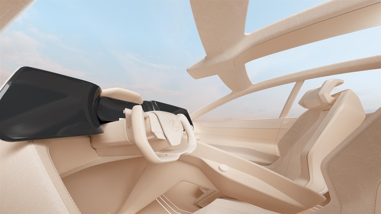 In Zusammenarbeit mit renommierten Künstlern und Designern präsentiert Lexus drei neu gestaltete Interieurkonzepte für die batterieelektrische Fahrzeugstudie