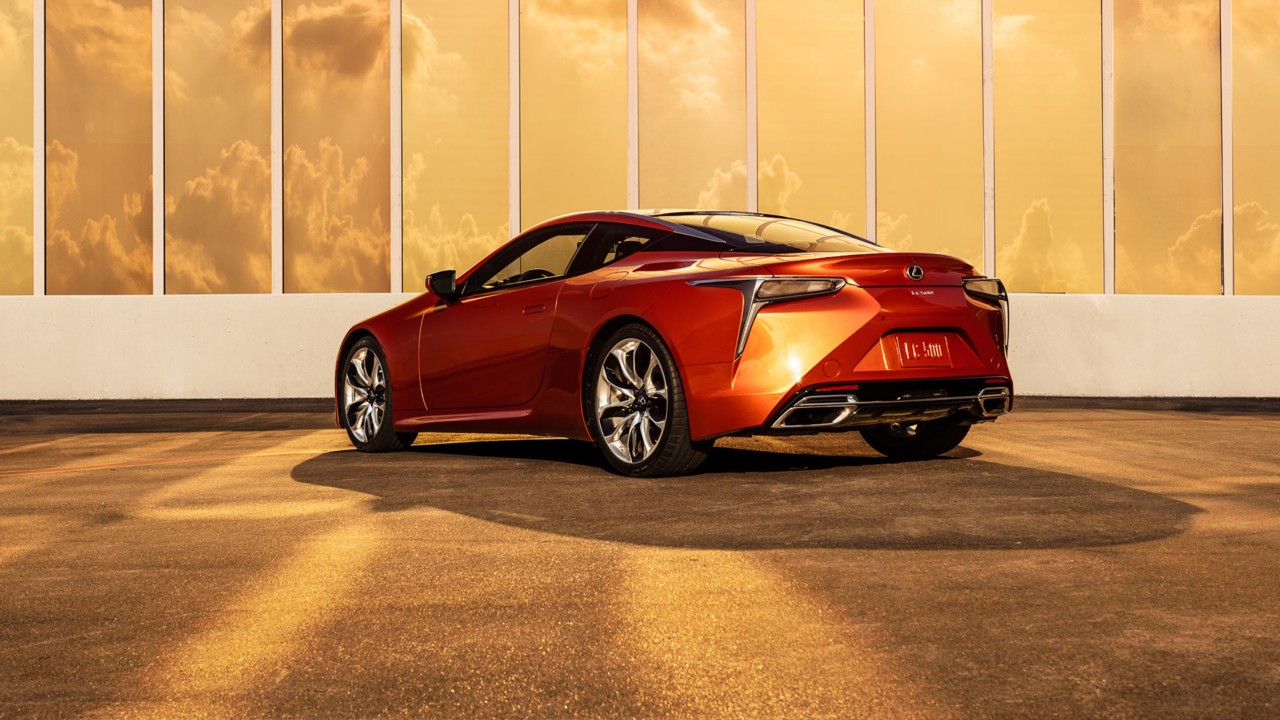 Lexus LC Sunsetorange