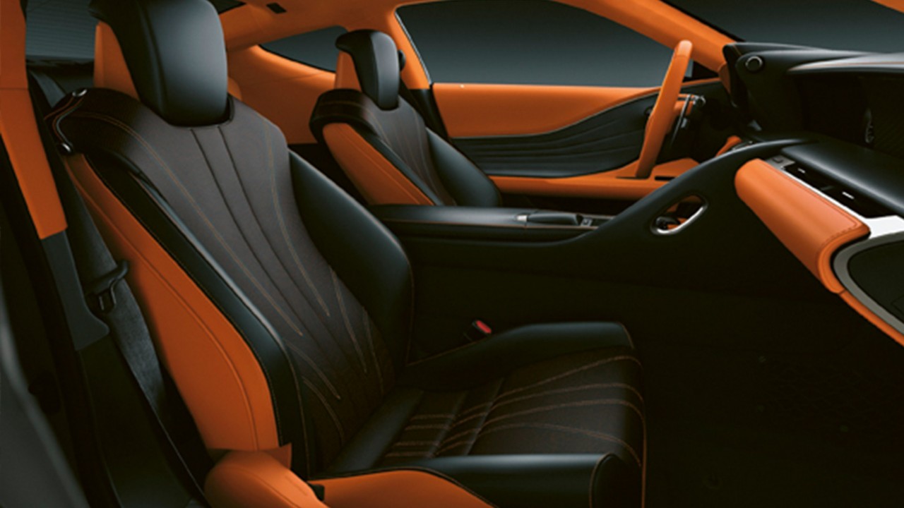 Lexus LC Sunsetorange