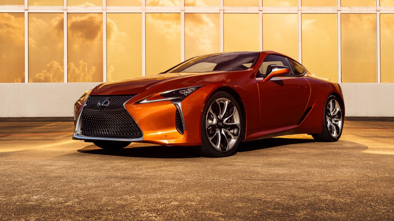 Lexus LC Sunsetorange