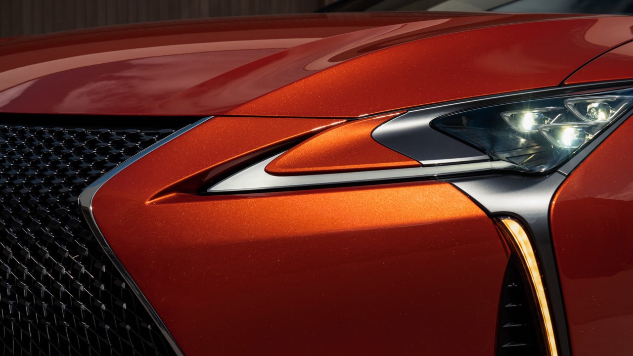 Lexus LC Sunsetorange