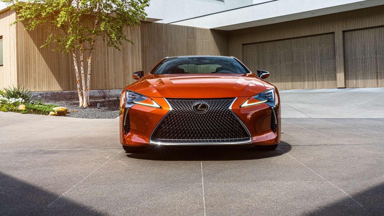 Lexus LC Sunsetorange