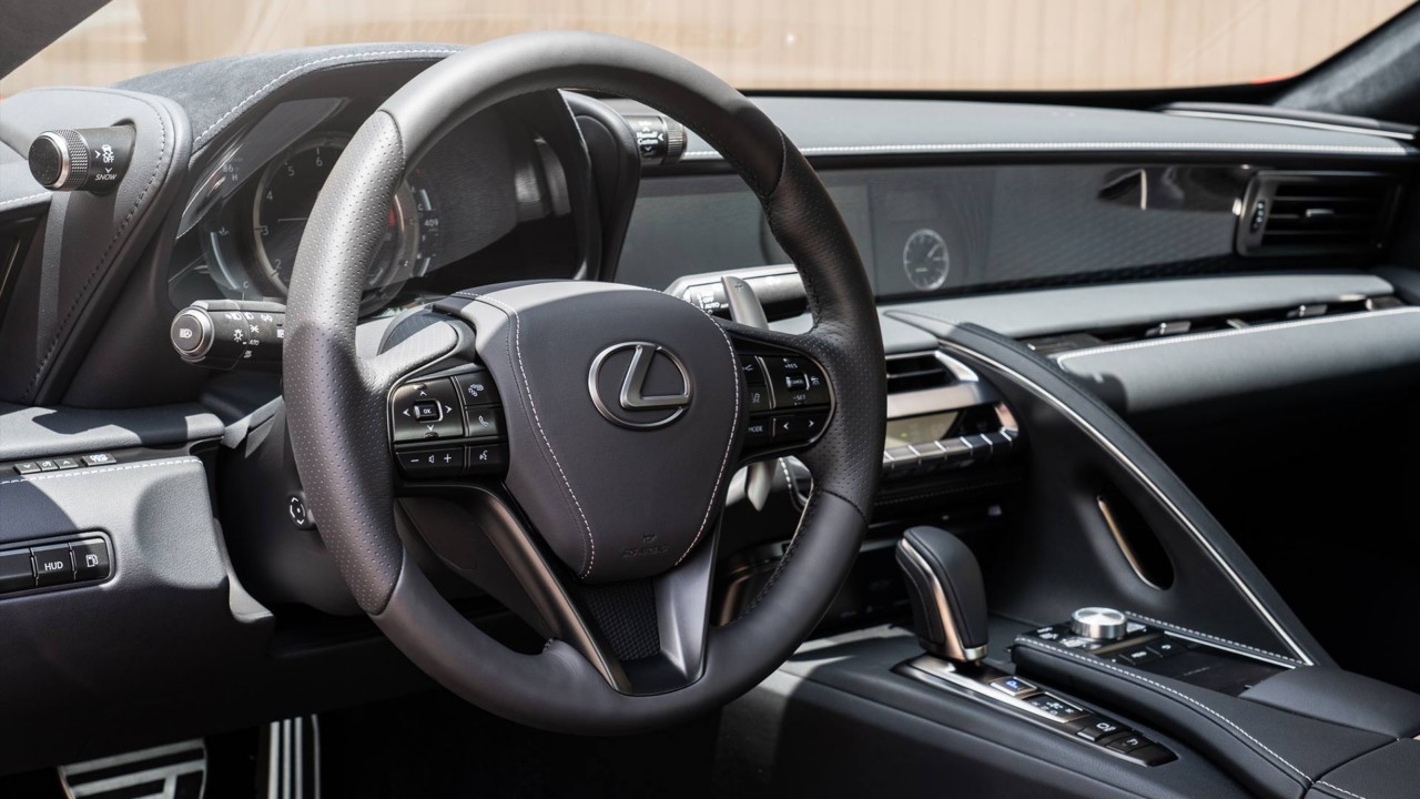Lexus LC Sunsetorange