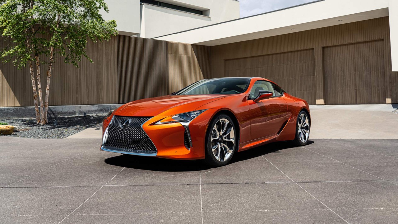 Lexus LC Sunsetorange
