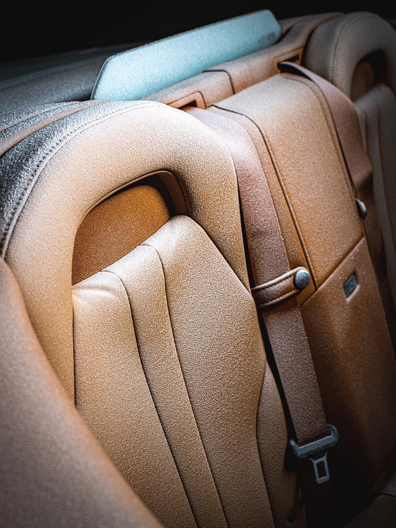 Interieur des Lexus LC Cabriolet