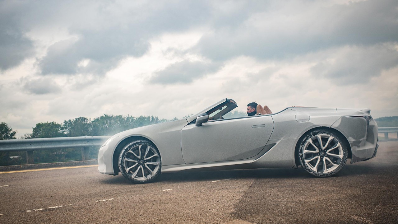 Lexus LC Cabriolet Seitenansicht
