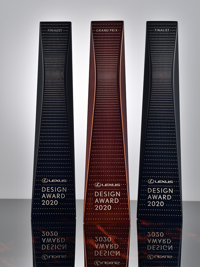 Die Trophäen des Lexus Design Award