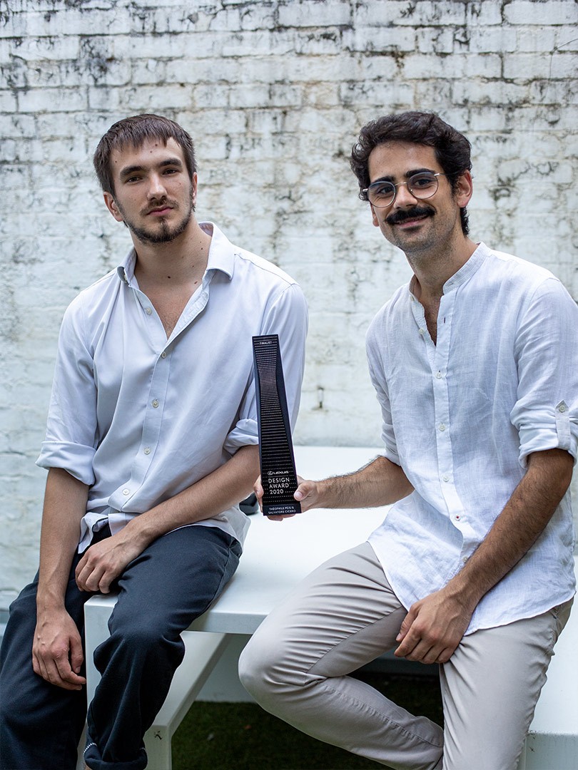 Zwei Gewinner des Lexus Design Award