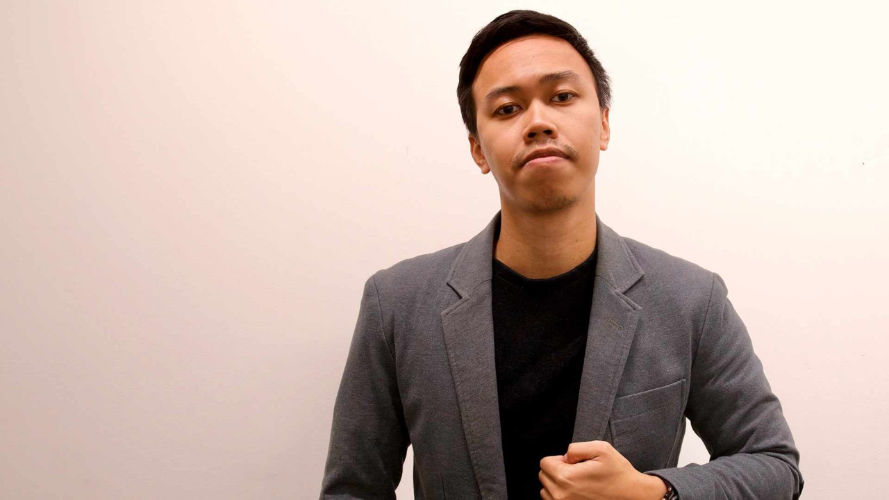 Ein Designer der am Lexus Design Award teilnimmt