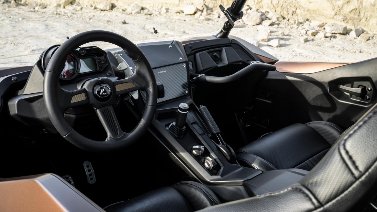 Innenausstattung des Lexus Buggy Konzepts