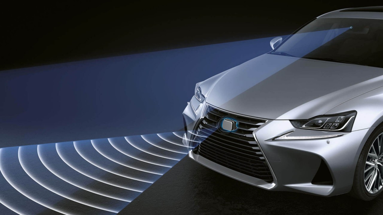 Abbildung des Kollisionsschutzes von Lexus