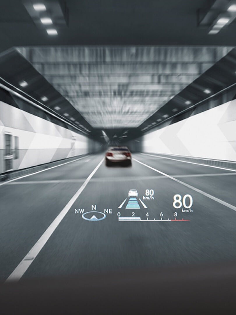 Abbildung der Sicherheitstechnologien von Lexus Fahrzeugen