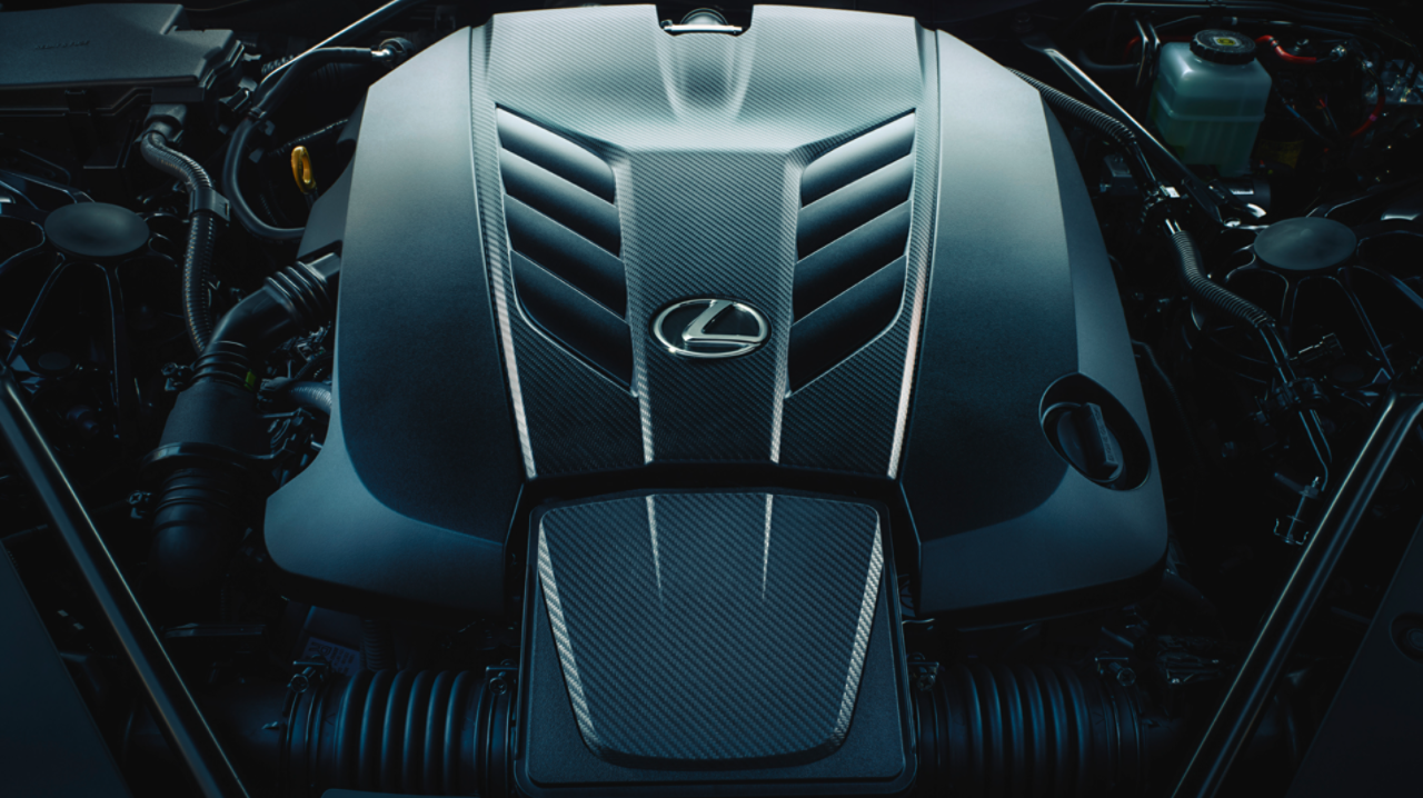 Motor des Lexus LC