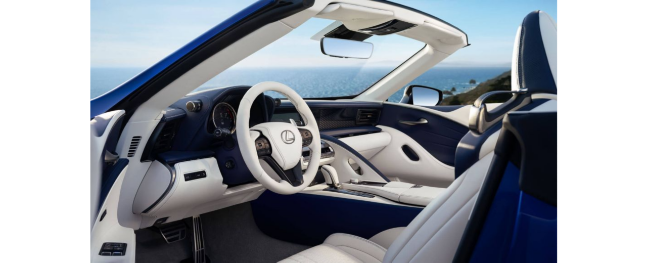 Innenausstattung eines Lexus LC Cabriolet
