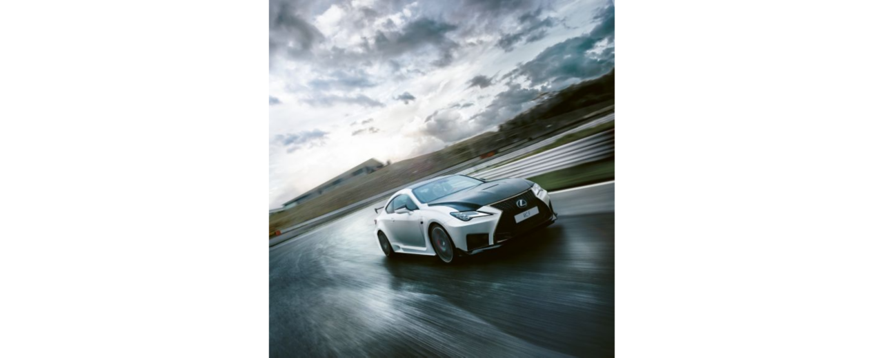 Lexus RC F Track Edition auf der Rennstrecke