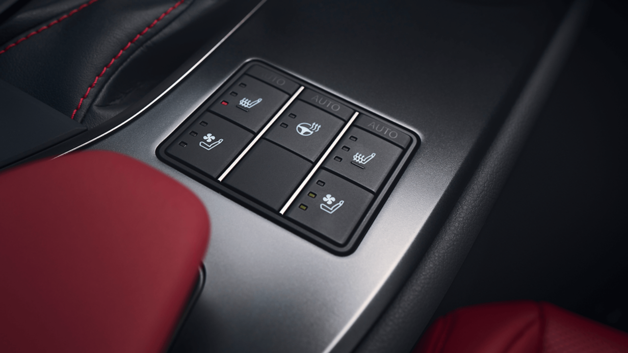  A Lexus UX interior panel
